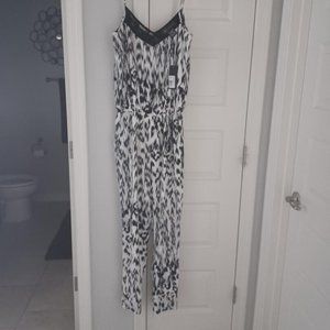 Kardashian Kollection Lace Cami Jumpsuit Size Small NWT